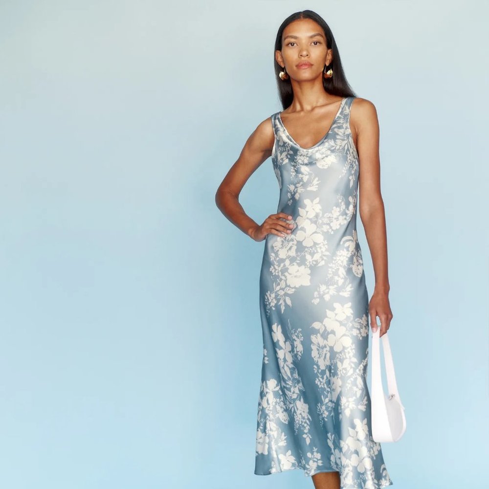 Reformation Bryn Silk Dress Size 2